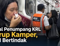 Viral Penumpang KRL Hirup Kamper, KCI Bertindak