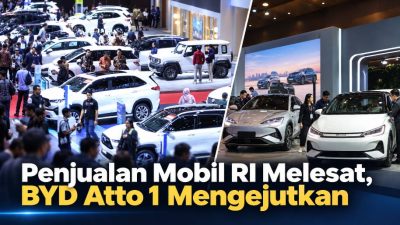 Penjualan Mobil RI Melesat, BYD Atto 1 Mengejutkan