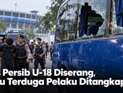 Bus Persib U-18 Diserang, Satu Terduga Pelaku Ditangkap