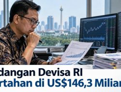 Cadangan Devisa RI Bertahan di US$146,3 Miliar